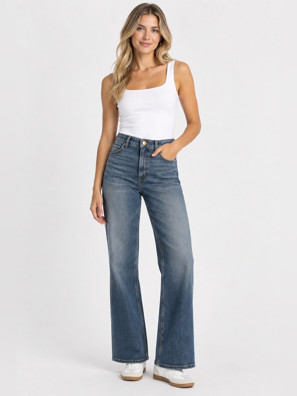 NWT KUT from the Kloth Kelsey High Waist Ankle Inset Kick Flare Jeans SZ 14